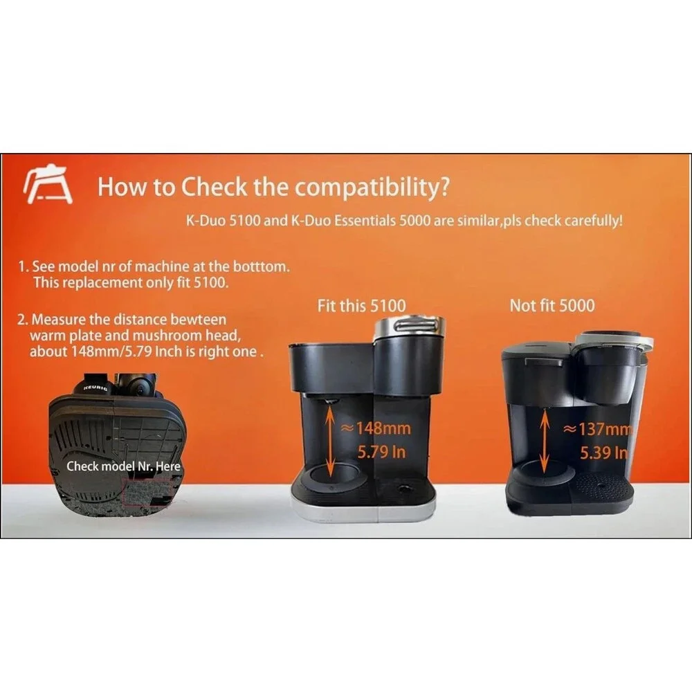 12 Cup Coffee Pot Replacement Only Compatible with Keurig K-DUO 5100 NIB
